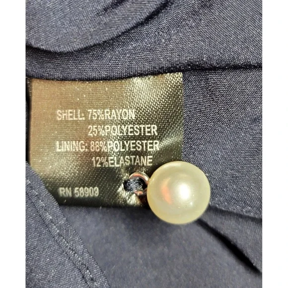 NWT Gianni Bini Maxi Dress 2 Navy White Grey Genevieve Striped Nautical Glam - Picture 7 of 10